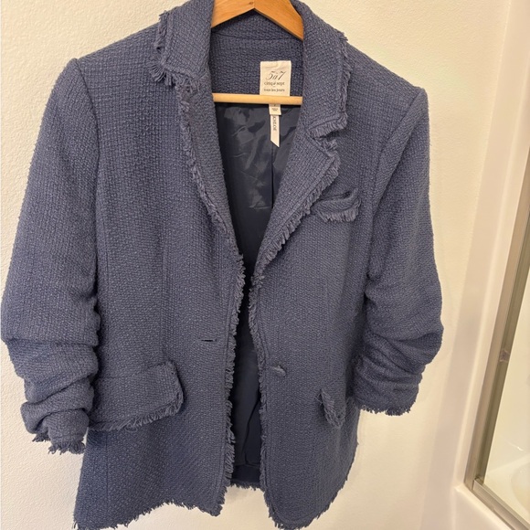 Women's Blue Blazer - Picture 4 of 5